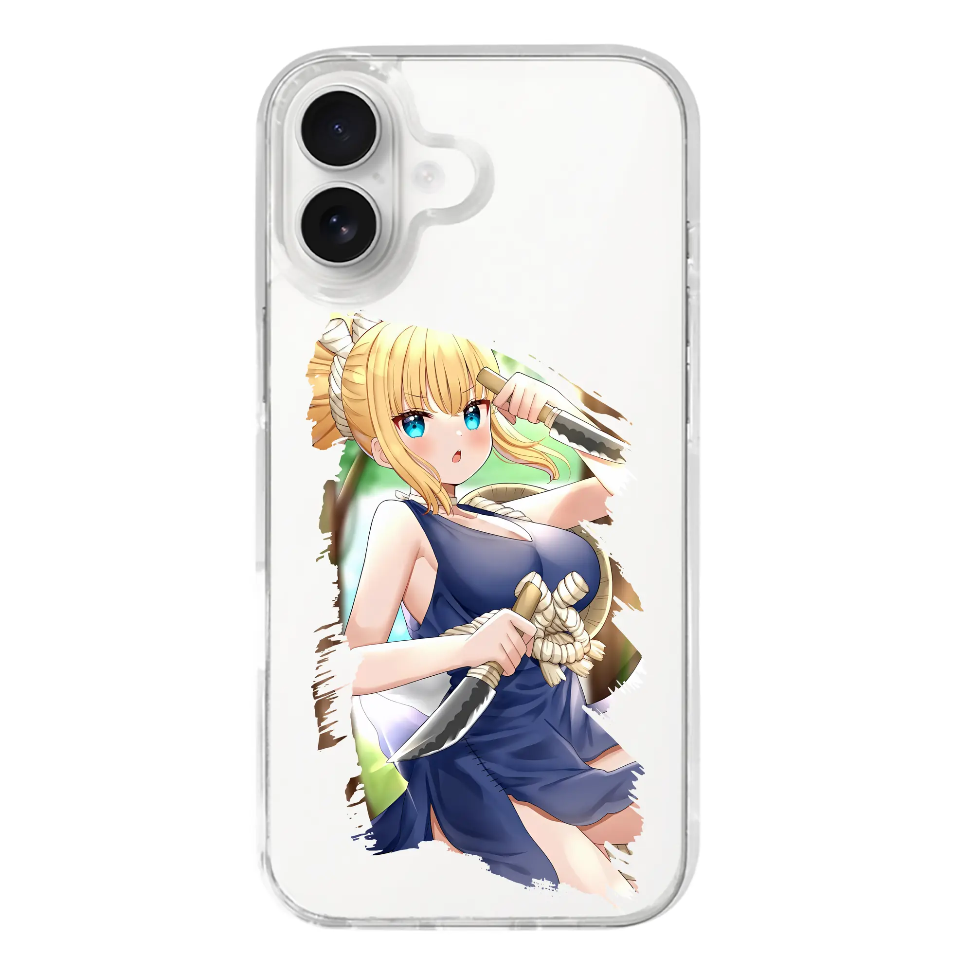 ドクターストーン グッズ,コハク - iPhone 17シリーズ 透明スマホケース – 薄型・耐衝撃・精密フィット保護カバー